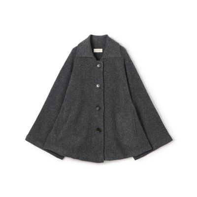 ＜maison TOMORROWLAND＞ライトウールニット　ステンカラーコート