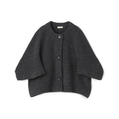 ＜maison TOMORROWLAND＞ライトウールニット　クルーネックジャケット