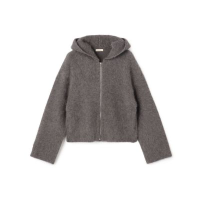 ＜maison TOMORROWLAND＞フォックスカシミヤ　フーデッドブルゾン