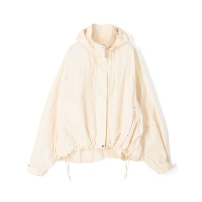 ＜maison TOMORROWLAND＞ポリエステルナイロンコットン　フーディテックブルゾン