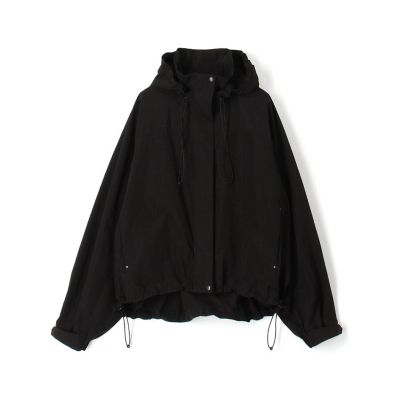 ポリエステルナイロンコットン フーディテックブルゾン | maison