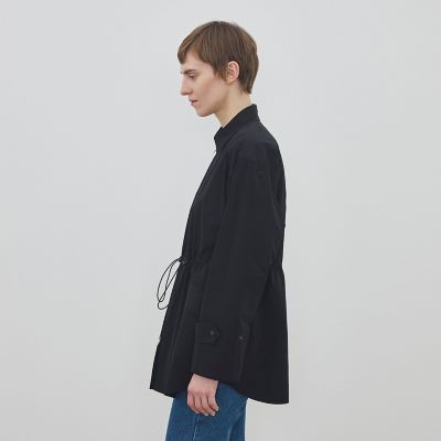 ポリエステルナイロンコットン テックシャツブルゾン | maison