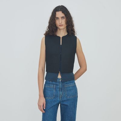 2点おまとめ デプレ トゥモローランド リネン レーヨン ストレッチ Vネック セール】 リネンレーヨンストレッチ タックストレートパンツ （その他