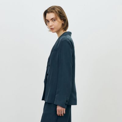 サンドウォッシュシルクハブタエ セミダブルジャケット | maison