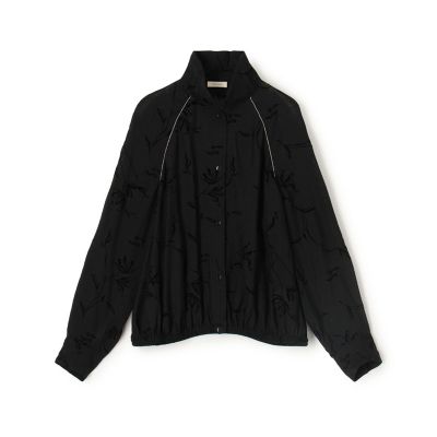 予約商品9月中旬以降順次お届け】シアーストライプフロッキープリント