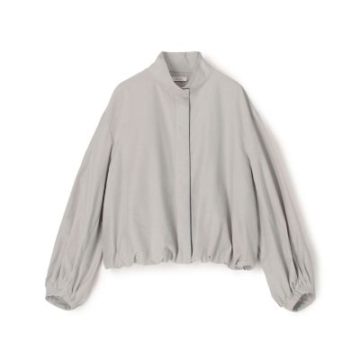 【予約商品９月下旬以降順次お届け】コットンシルクポプリン　タックパフブルゾン