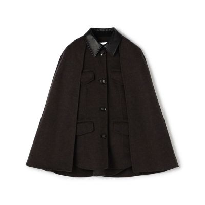 【beryさま専用】IENA LA BOUCLE ダブルフェイス ケープコート 予約商品10月下旬以降順次お届け】ライトダブルフェイスシャギー