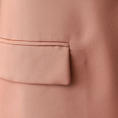 キュプラレーヨン　ダブルブレストジャケット