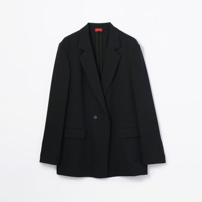 キュプラレーヨン　ダブルブレストジャケット
