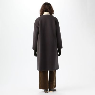 ウールモッサ ノーカラーコート | maison TOMORROWLAND/メゾン