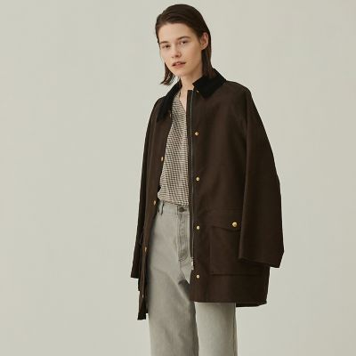 ＜maison TOMORROWLAND＞コットンモールスキン　ブルゾンコート