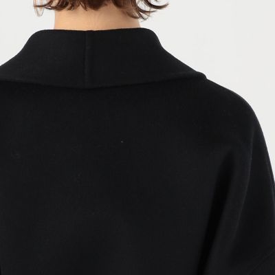 ダブルフェイスメルトンビーバー ベルデッドコート | maison