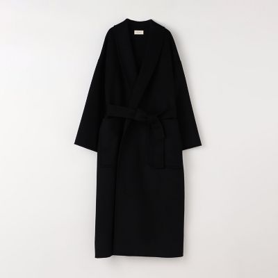 ダブルフェイスメルトンビーバー ベルデッドコート | maison