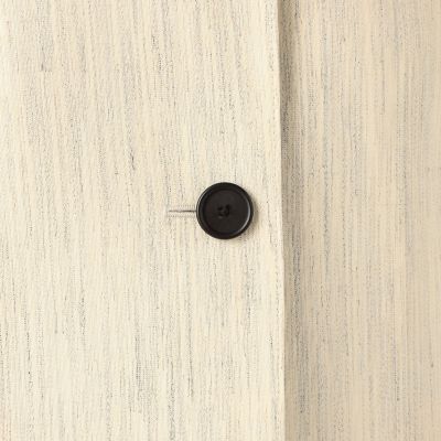 ウールキャンバス　ステンカラーショートコート