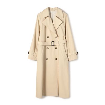 ＜maison TOMORROWLAND＞マイクロピーチコットンツイル　トレンチコート