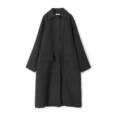 リネンオックスフォード ステンカラーコート | maison