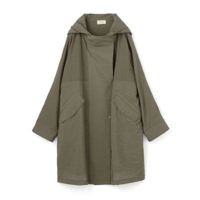 ＜maison TOMORROWLAND＞ウールナイロンワッシャークロス　モッズコート