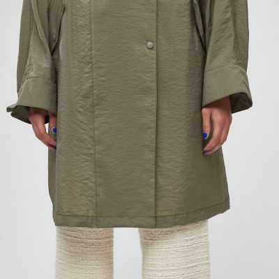 ウールナイロンワッシャークロス モッズコート | maison TOMORROWLAND