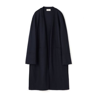 ＜maison TOMORROWLAND＞ニットコンビネーション　ノーカラーコート