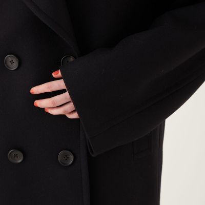 ウールメルトン ビックカラーコート | maison TOMORROWLAND/メゾン