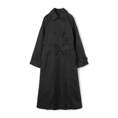 ポリエステルスムースダブルクロス　トレンチコート