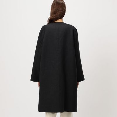 送料無料】ブルフェイスツイル オープンカラーコート | maison