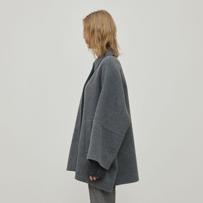 ウールモッサ バルカラーコート | maison TOMORROWLAND/メゾン