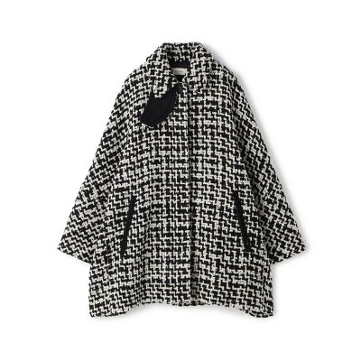 ビンテージブークレーツイード バルカラーコート | maison