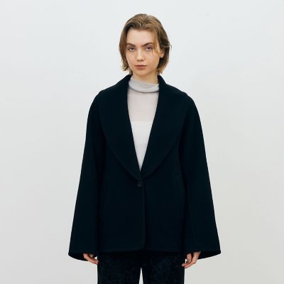 予約商品11月下旬以降順次お届け】ウールモッサ ショールカラー