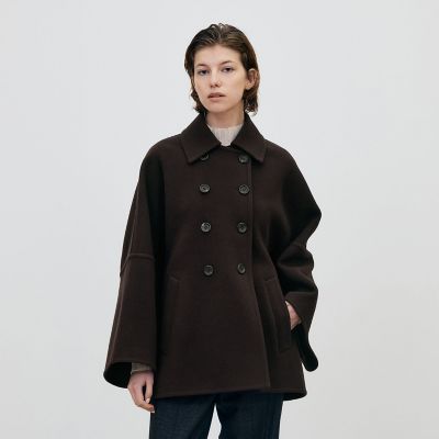 予約商品11月下旬以降順次お届け】ウールモッサ ダブルブレスト