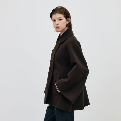 予約商品11月下旬以降順次お届け】ウールモッサ ダブルブレスト