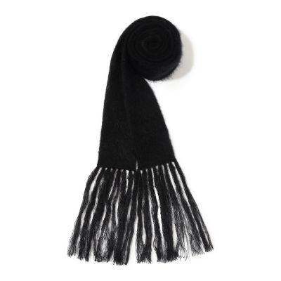 ＜maison TOMORROWLAND＞フォックスカシミヤ　フリンジストール