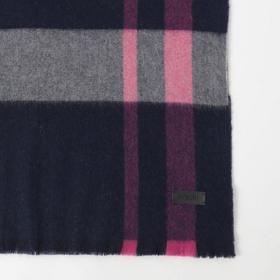 MACKINTOSH PHILOSOPHY カシミア・タータンチェックストール ウォッシャブルカシミヤハウスチェックストール(マフラー・ストール