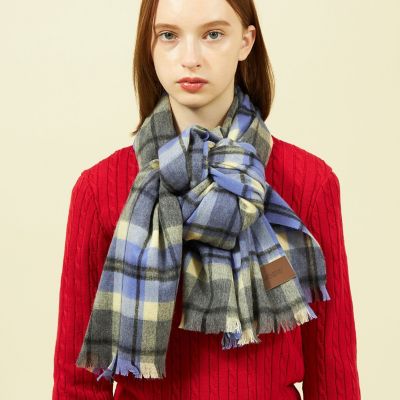 ＜MACKINTOSH PHILOSOPHY (Women)＞ウォッシャブルカシミヤハウスチェックストール