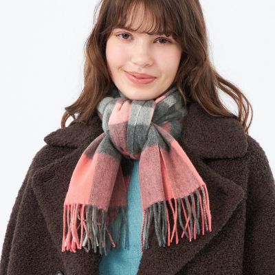 ★新品★ マッキントッシュ フィロソフィー 洗えるカシミヤマフラー ウォッシャブルカシミヤチェックマフラー | MACKINTOSH PHILOSOPHY