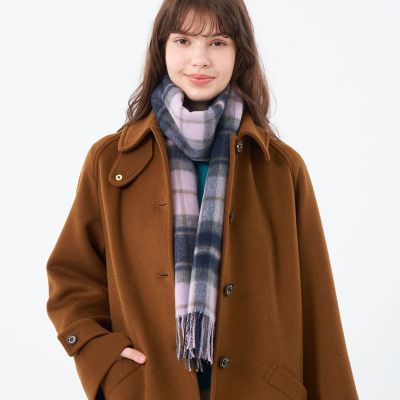 ウォッシャブルカシミヤハウスチェックマフラー | MACKINTOSH