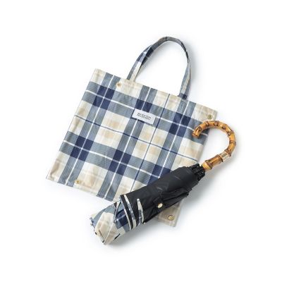 ＜MACKINTOSH PHILOSOPHY (Women)＞ハウスチェックバンブーミニ傘