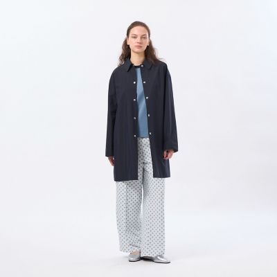BAWTRY（バウトリー）】コットンポプリンステンカラーコート