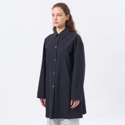 BAWTRY（バウトリー）】コットンポプリンステンカラーコート