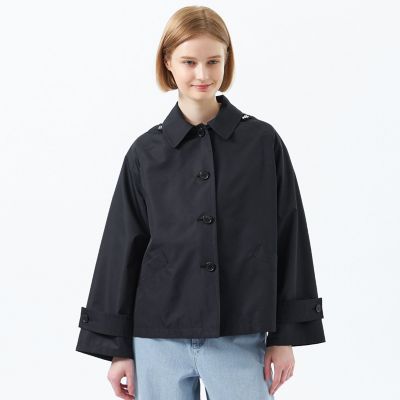 ＜MACKINTOSH PHILOSOPHY (Women)＞【ＷＥＬＢＵＲＹ　ＳＨＯＲＴ　ＨＯＯＤ（ウェルベリーショートフード）】　レインタフタ