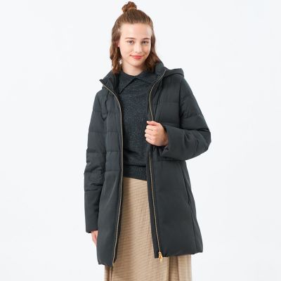 ブラック系 レディースのダウンジャケット・コート／中綿ジャケット