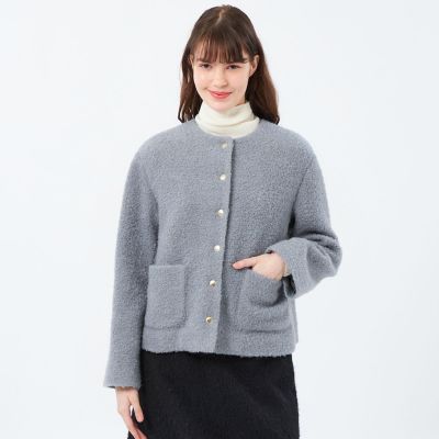 MACKINTOSHPHILOSOPHY HESSLEノーカラーショートコート HESSLE（ヘスル）】ノーカラーショートコート | MACKINTOSH