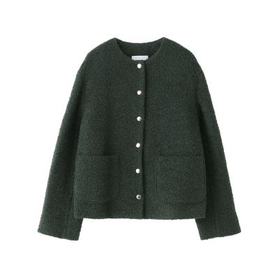 HESSLE（ヘスル）】ノーカラーショートコート | MACKINTOSH