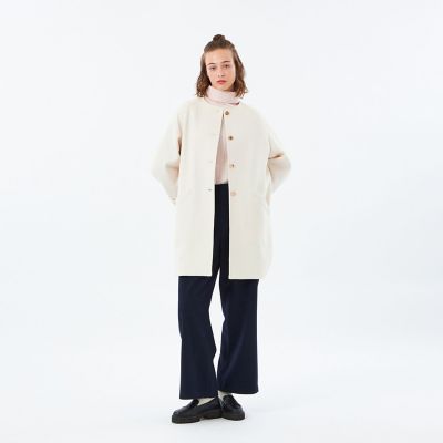 WELBURY NO COLLAR（ウェルベリーノーカラー）】ウール