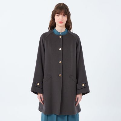 WELBURY NO COLLAR（ウェルベリーノーカラー）】ウール