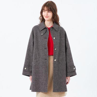 ＜MACKINTOSH PHILOSOPHY (Women)＞【ＷＥＬＢＵＲＹ（ウェルベリー）】ＨＥＡＴ　ＴＷＥＥＤ製