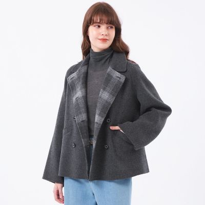 ＜MACKINTOSH PHILOSOPHY (Women)＞【ＷＥＢ＆一部店舗限定】ウールリバーショートＰコート