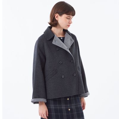 専用✨MACKINTOSH PHILOSOPHY 　ウール　ショートコートフード WEB＆一部店舗限定】ウールリバーショートコート | MACKINTOSH