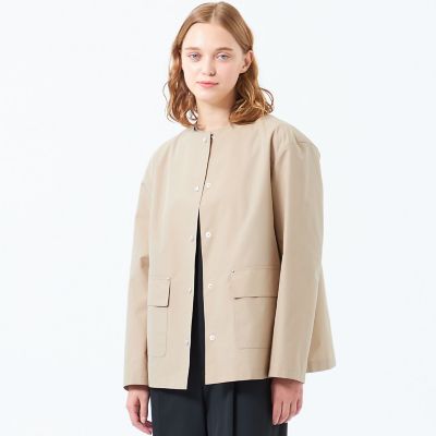 ＜MACKINTOSH PHILOSOPHY (Women)＞レインウェザークロスノーカラーミドルジャケット