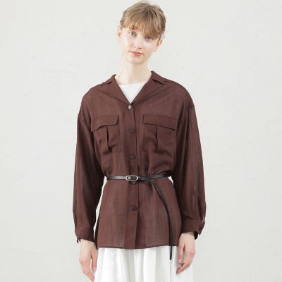 ＜MACKINTOSH PHILOSOPHY (Women)＞シアーミリタリーブルゾン